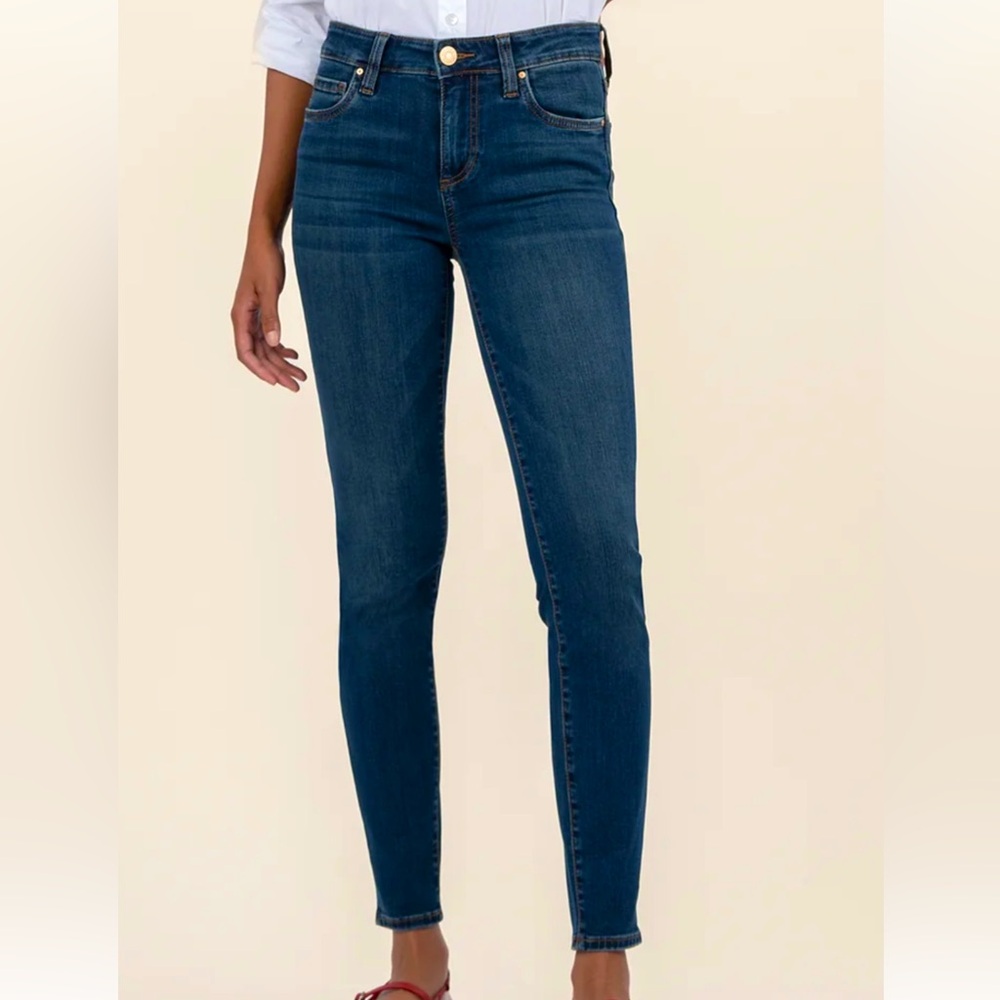 Kut from the Kloth Mia Toothpick Skinny Jeans Size 12, inseam 32”